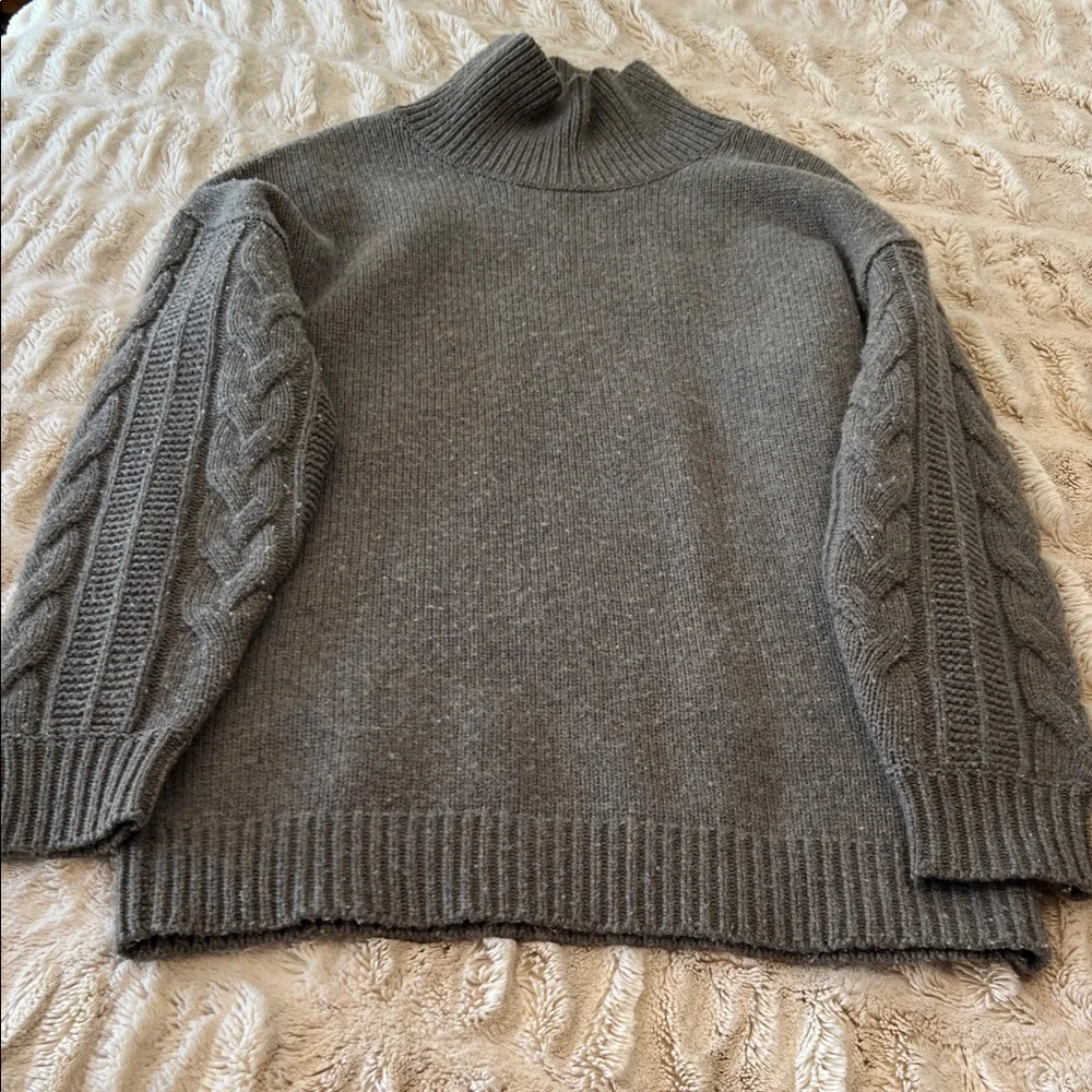 NAADAM Gray Ribbed Knit Sweater - Picture 2 of 5